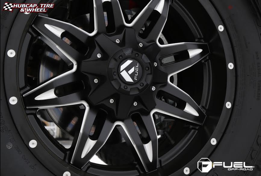 vehicle gallery/chevrolet silverado fuel lethal d567 0X0  Black & Milled wheels and rims